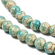 Синтетических нитей бирюзовые бусы TURQ-F019-03C-4