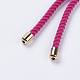 Nylon Twisted Cord Bracelet Making X-MAK-F018-16G-RS-3