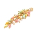 Grappe galvanoplastie perles de verre pendentif décoration HJEW-JM00621-03-4