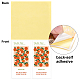 Craspire 45pcs 3 colores papel estucado autoadhesivo youstickers DIY-CP0006-71B-3