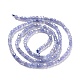 Natürliche Tansanitblau Perlen Stränge G-K312-08A-2
