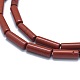 Rosso naturale perline di diaspro fili G-F631-D24-3