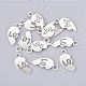 Valentines for Him Gift Ideas Tibetan Style Alloy Pendants X-TIBEP-A124084-AS-FF-3