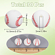 30 perlina in silicone da baseball&nbsp;SIL-SC0002-64-2