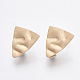 Accessoires de accessoires de puces d'oreilles en fer à surface lisse IFIN-T012-84-RS-2