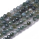 Chapelets de perles en agate mousse naturelle X-G-F596-21-3mm-1