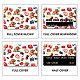 Autocollants de carte imperméables en plastique pvc DIY-WH0432-081-4
