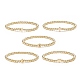 5 pièces 5 style étoile & croix & lune & coeur & papillon laiton & hématite synthétique perlé bracelets extensibles ensemble pour femme BJEW-JB09090-1