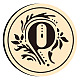 Pandahall номер 9 сургуч марки голова AJEW-WH0130-879-3