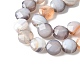 Нити бусин из натурального серого ботсванского агата G-C179-A50-03-4
