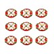 Perlas de esmalte de aleación de estilo chino ENAM-P160-21A-G-2