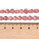 Природного кварца клубники нитей бисера&nbsp;G-P611-C29-01-5