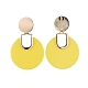 Opaque Acrylic Stud Earrings EJEW-JE03895-02-2