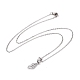 304 Stainless Steel Conch Shape Pendant Necklace for Women STAS-E154-27P-2