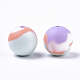 Tri-color Food Grade Eco-Friendly Silicone Beads X-SIL-T056-02b-04-1