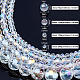 Nbeads Electroplate Glass Beads Strands EGLA-NB0001-15-2