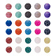300 pièces 15 couleurs perles d'agate craquelées naturelles G-TA0001-26-2