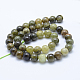 Natürlichen grünen Granat Perlen Stränge G-J373-19-9mm-3