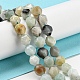 Brins de perles d'amazonite de fleurs naturelles G-C085-A01-01-2