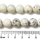 Chapelets de perles de jaspe dendritique naturelle G-H298-A15-05-5