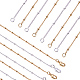 Brass Chain Necklace Making MAK-PH0003-05-5