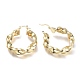 Brass Hoop Earrings EJEW-P264-A11-G-3