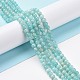 Natural Amazonite Round Beads Strands G-A025-01A-2