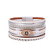 Многорядные браслеты из богемской кожи с защитой от сглаза ST7299780-1