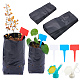 Pandahall elite 200шт прямоугольный пластиковый мешок для растений FIND-PH0002-87-1