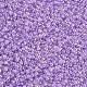 12/0グレードの丸いガラスシードビーズ  セイロン  紫色のメディア  2x1.5mm  穴：0.7mm  約48500個/ポンド SEED-N001-B-337-2