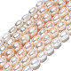 Natural Cultured Freshwater Pearl Beads Strands PEAR-S017-003-3