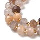 Chapelets de perles aux fraises en quartz naturel G-P508-A16-01-4