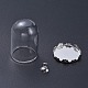 Fabrication de pendentifs de couverture de bulle de verre de globe de bricolage DIY-X0293-79-2