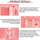 PandaHall Pink Gift Bags CARB-WH0015-01B-6