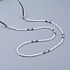 Chaînes de lunettes de perles de rocaille de verre AJEW-EH00006-02-4