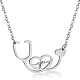 SHEGRACE Stainless Steel Pendant Necklaces JN075A-X-1