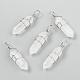 Natural Quartz Crystal Double Terminated Pointed Pendants G-J062-05P-2