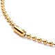 304 Stainless Steel Ball Chain Necklaces NJEW-I245-04A-G-4