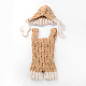 Costume de bonnet de bébé en crochet AJEW-R030-51-2