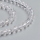 Natürlichem Quarz-Kristall-Perlen Stränge G-E560-E09-6mm-3