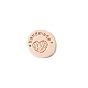Etichette per etichette a cuore in maglia in microfibra PATC-PW0001-001N-1