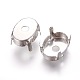 Stainless Steel Sew on Prong Settings X-STAS-L229-11B-2