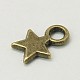 Antique Bronze Plated Tibetan Silver Star Charms X-MLF0790Y-NF-2