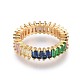 Brass Micro Pave Cubic Zirconia Rings RJEW-F090-06G-17mm-3