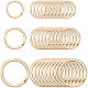 30 шт. 3 стиля железных разъемных колец&nbsp;IFIN-SP0001-19KCG-1