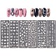 Stainless Steel Nail Art Stamping Plates MRMJ-R082-071-2