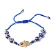 Handmade Polymer Clay Heishi Beads Stretch Bracelets Set BJEW-JB07349-04-2