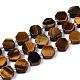 Природных тигровый глаз бисер нитей G-P534-A21-02-4