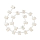 Perlas de concha de nácar de concha blanca natural BSHE-B005-06-2