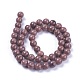 Rhodonite naturales hebras de perlas reronda X-G-J302-10-8mm-3